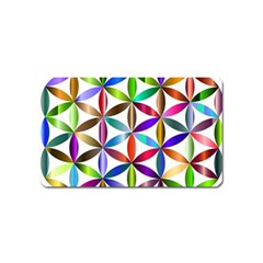 Flower Of Life Sacred Geometry Magnet (Name Card)