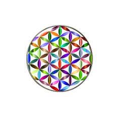 Flower Of Life Sacred Geometry Hat Clip Ball Marker (10 pack)