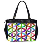 Flower Of Life Sacred Geometry Office Handbags (2 Sides)  Back