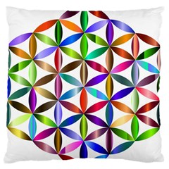 Flower Of Life Sacred Geometry Standard Flano Cushion Case (One Side)