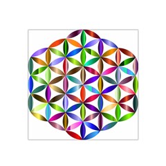 Flower Of Life Sacred Geometry Satin Bandana Scarf by Simbadda