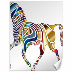 Horse Equine Psychedelic Abstract Canvas 36  X 48   by Simbadda