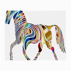 Horse Equine Psychedelic Abstract Small Glasses Cloth (2-side) by Simbadda