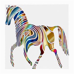 Horse Equine Psychedelic Abstract Medium Glasses Cloth by Simbadda