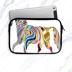 Horse Equine Psychedelic Abstract Apple Ipad Mini Zipper Cases by Simbadda