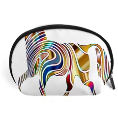 Horse Equine Psychedelic Abstract Accessory Pouches (large)  by Simbadda