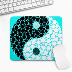 Yin Yang Eastern Asian Philosophy Large Mousepads by Simbadda