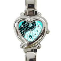 Yin Yang Eastern Asian Philosophy Heart Italian Charm Watch by Simbadda