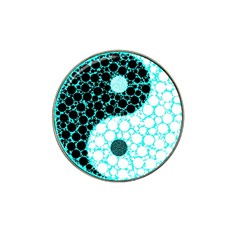 Yin Yang Eastern Asian Philosophy Hat Clip Ball Marker by Simbadda