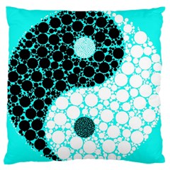 Yin Yang Eastern Asian Philosophy Standard Flano Cushion Case (two Sides) by Simbadda