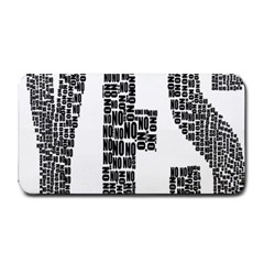 Yes No Typography Type Text Words Medium Bar Mats by Simbadda