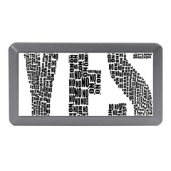 Yes No Typography Type Text Words Memory Card Reader (mini) by Simbadda