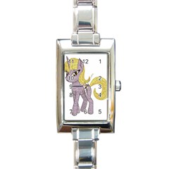 Unicorn Narwhal Mythical One Horned Rectangle Italian Charm Watch by Simbadda