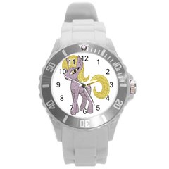 Unicorn Narwhal Mythical One Horned Round Plastic Sport Watch (l) by Simbadda