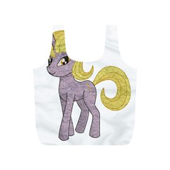 Unicorn Narwhal Mythical One Horned Full Print Recycle Bags (s)  by Simbadda