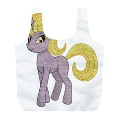 Unicorn Narwhal Mythical One Horned Full Print Recycle Bags (l)  by Simbadda