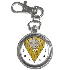 Cheese Rat Mouse Mice Food Cheesy Key Chain Watches by Simbadda