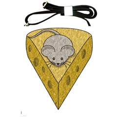 Cheese Rat Mouse Mice Food Cheesy Shoulder Sling Bags by Simbadda