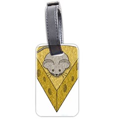 Cheese Rat Mouse Mice Food Cheesy Luggage Tags (two Sides) by Simbadda