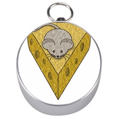 Cheese Rat Mouse Mice Food Cheesy Silver Compasses by Simbadda