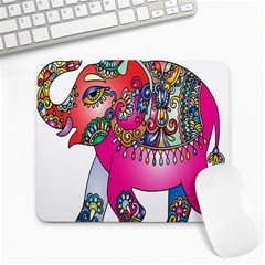 Elephant Pachyderm Animal Large Mousepads by Simbadda