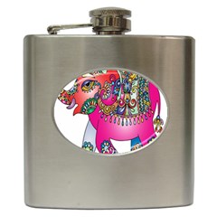 Elephant Pachyderm Animal Hip Flask (6 Oz) by Simbadda