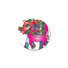 Elephant Pachyderm Animal Golf Ball Marker by Simbadda