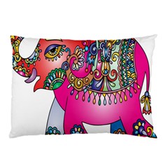 Elephant Pachyderm Animal Pillow Case by Simbadda