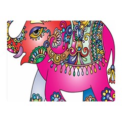 Elephant Pachyderm Animal Double Sided Flano Blanket (mini)  by Simbadda