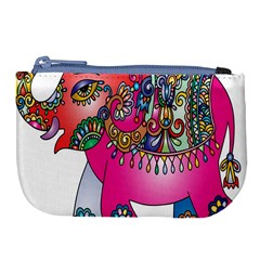 Elephant Pachyderm Animal Large Coin Purse