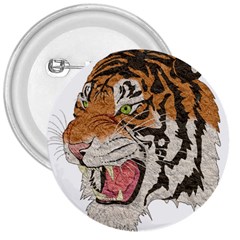 Tiger Tiger Png Lion Animal 3  Buttons by Simbadda