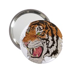 Tiger Tiger Png Lion Animal 2 25  Handbag Mirrors by Simbadda