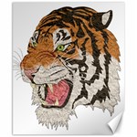 Tiger Tiger Png Lion Animal Canvas 8  x 10  8.15 x9.66  Canvas - 1