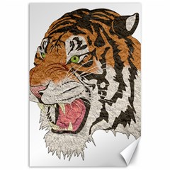 Tiger Tiger Png Lion Animal Canvas 12  X 18  