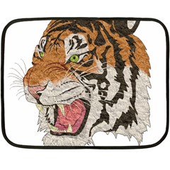 Tiger Tiger Png Lion Animal Fleece Blanket (mini) by Simbadda