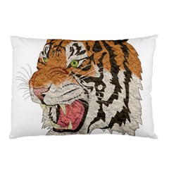 Tiger Tiger Png Lion Animal Pillow Case (two Sides) by Simbadda