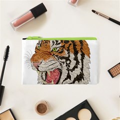 Tiger Tiger Png Lion Animal Cosmetic Bag (xs) by Simbadda