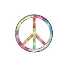 Flourish Decorative Peace Sign Hat Clip Ball Marker (10 Pack) by Simbadda