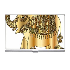 Gold Elephant Pachyderm Business Card Holders by Simbadda