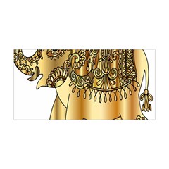 Gold Elephant Pachyderm Yoga Headband by Simbadda