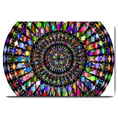 Mandala Decorative Ornamental Large Doormat  by Simbadda