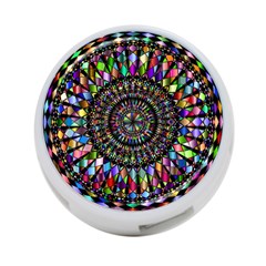 Mandala Decorative Ornamental 4-port Usb Hub (one Side) by Simbadda