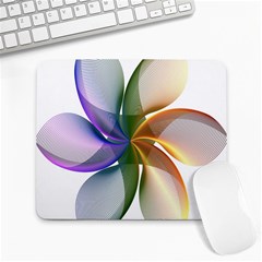 Abstract Geometric Line Art Large Mousepads by Simbadda