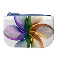 Abstract Geometric Line Art Large Coin Purse