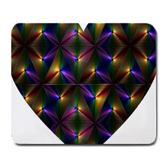 Heart Love Passion Abstract Art Large Mousepads by Simbadda