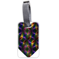 Heart Love Passion Abstract Art Luggage Tags (two Sides) by Simbadda