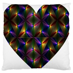 Heart Love Passion Abstract Art Standard Flano Cushion Case (one Side) by Simbadda