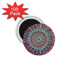 Mandala Decorative Ornamental 1 75  Magnets (100 Pack)  by Simbadda