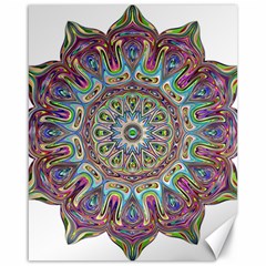 Mandala Decorative Ornamental Canvas 16  X 20   by Simbadda