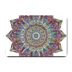 Mandala Decorative Ornamental Small Doormat  by Simbadda